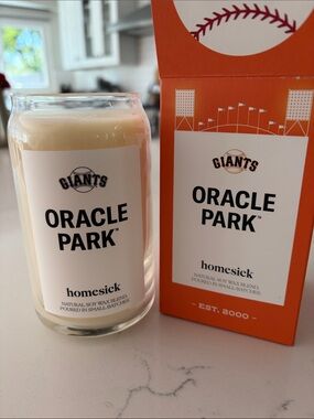 BRAND NEW Homesick Candles-MLB SF Giants, Oracle Park Candle